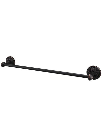 18 inch Mandalay Towel Bar in Venetian Bronze.